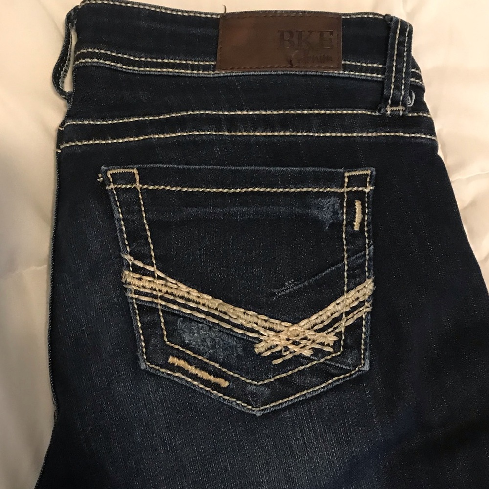 Dark, low rise, BKE Jeans